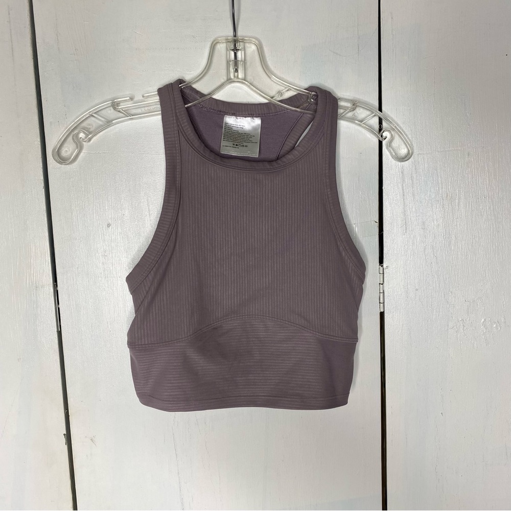 Lululemon racerback crop top size 2